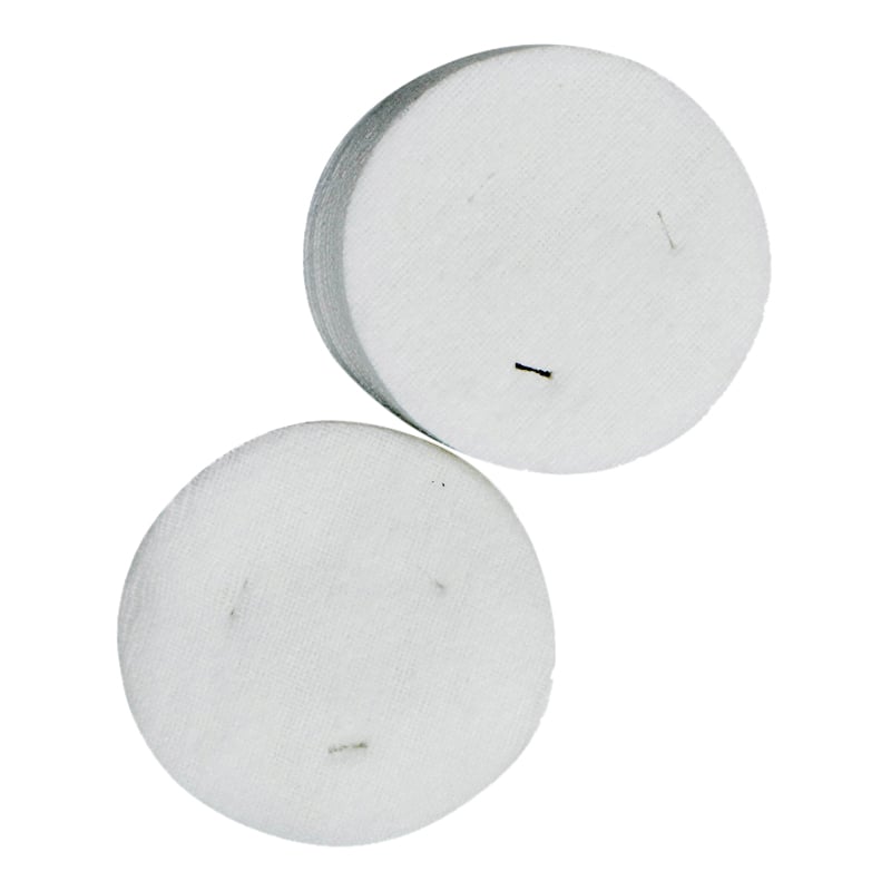 Otis .17 Cal/.223 Cal 2" Round Gun Cleaning Patch, White Pack of 1000