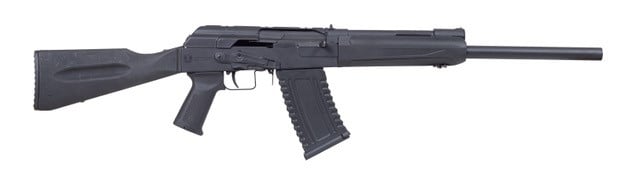 Panzer AK12 Tactical 12 Gauge 18.5" 5rd Semi-Auto Shotgun, Black - PAAK12SSB