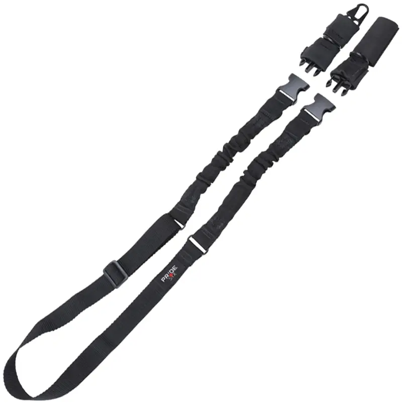 Tac Six 8911 Citadel Single Double Point Sling Black Webbing 50" OAL Single to Two Point MSR