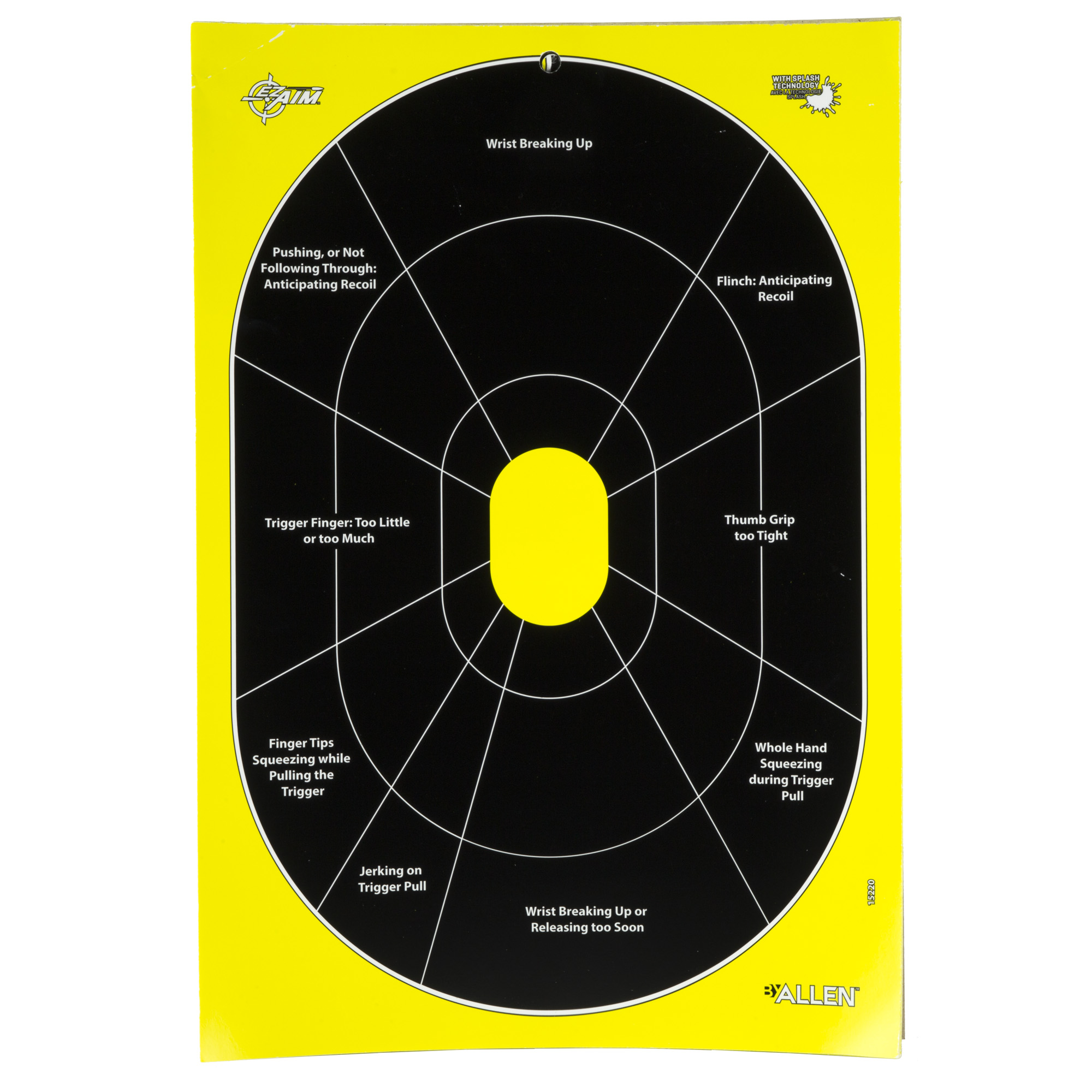 Allen EZ AIM Adhesive Paper Target - 1522030