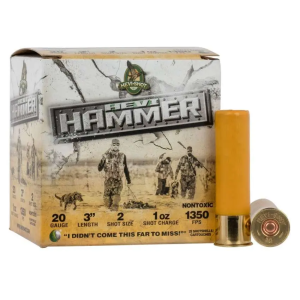 Hevishot 29002 Hevi-Hammer  20 Gauge 3 1 oz 2 Shot 25 Bx