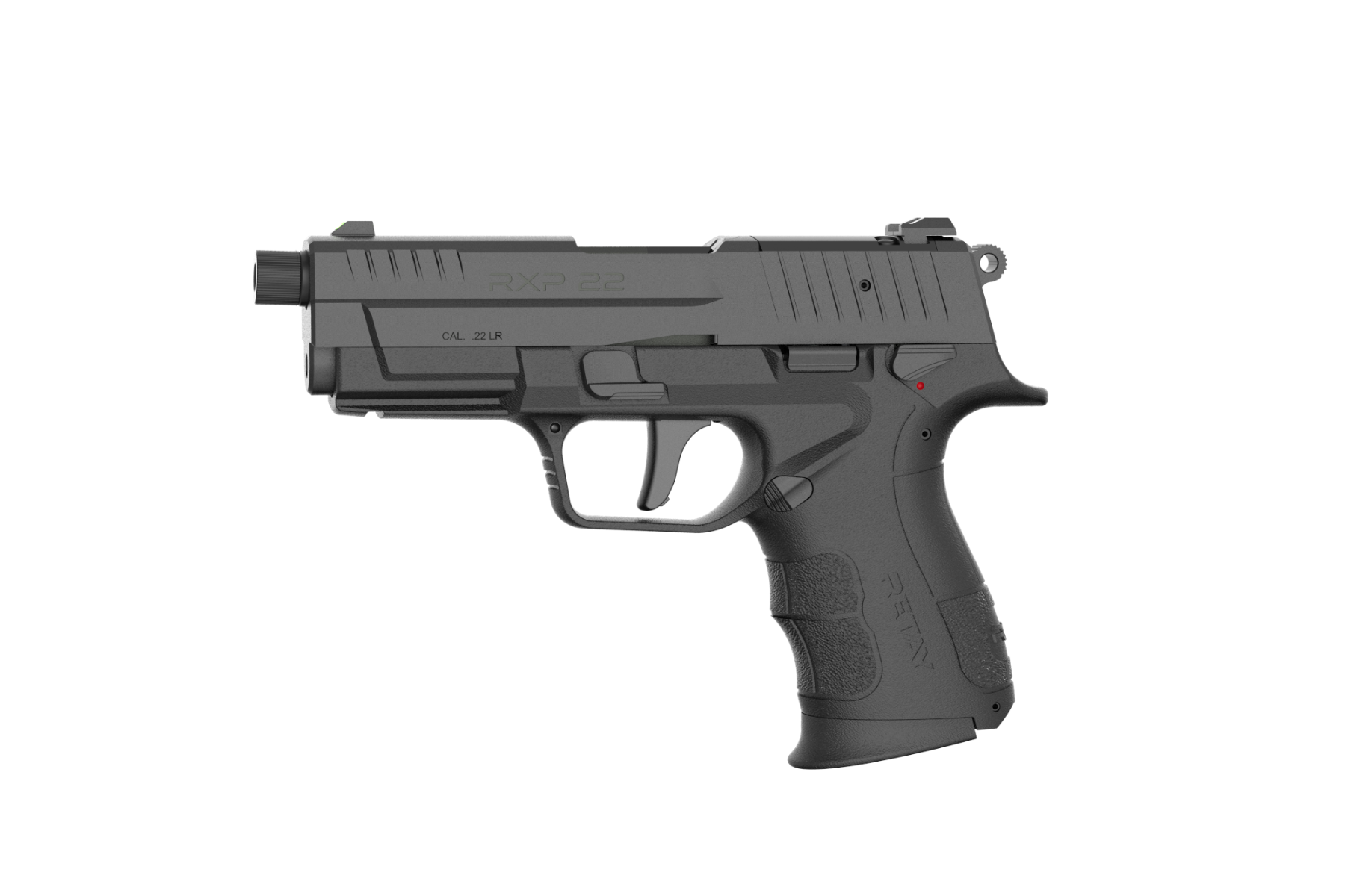 Retay RXP22 Threaded Barrel 22LR W/ (2)13rd Magazines, Black