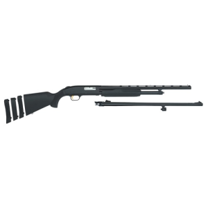 MOSSBERG 500 Compact Super Bantam 20 Gauge 3" 22"/24" 6rd Pump Shotgun - Black Synthetic
