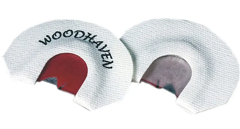 Woodhaven WH122 Red Scorpion Diaphragm Call Triple Reed Attracts Turkey White