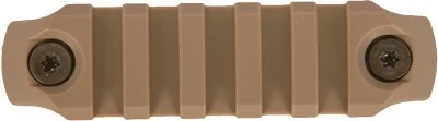 BCM RAIL SECTION--NYLON KEYMOD - 3" RAIL FDE