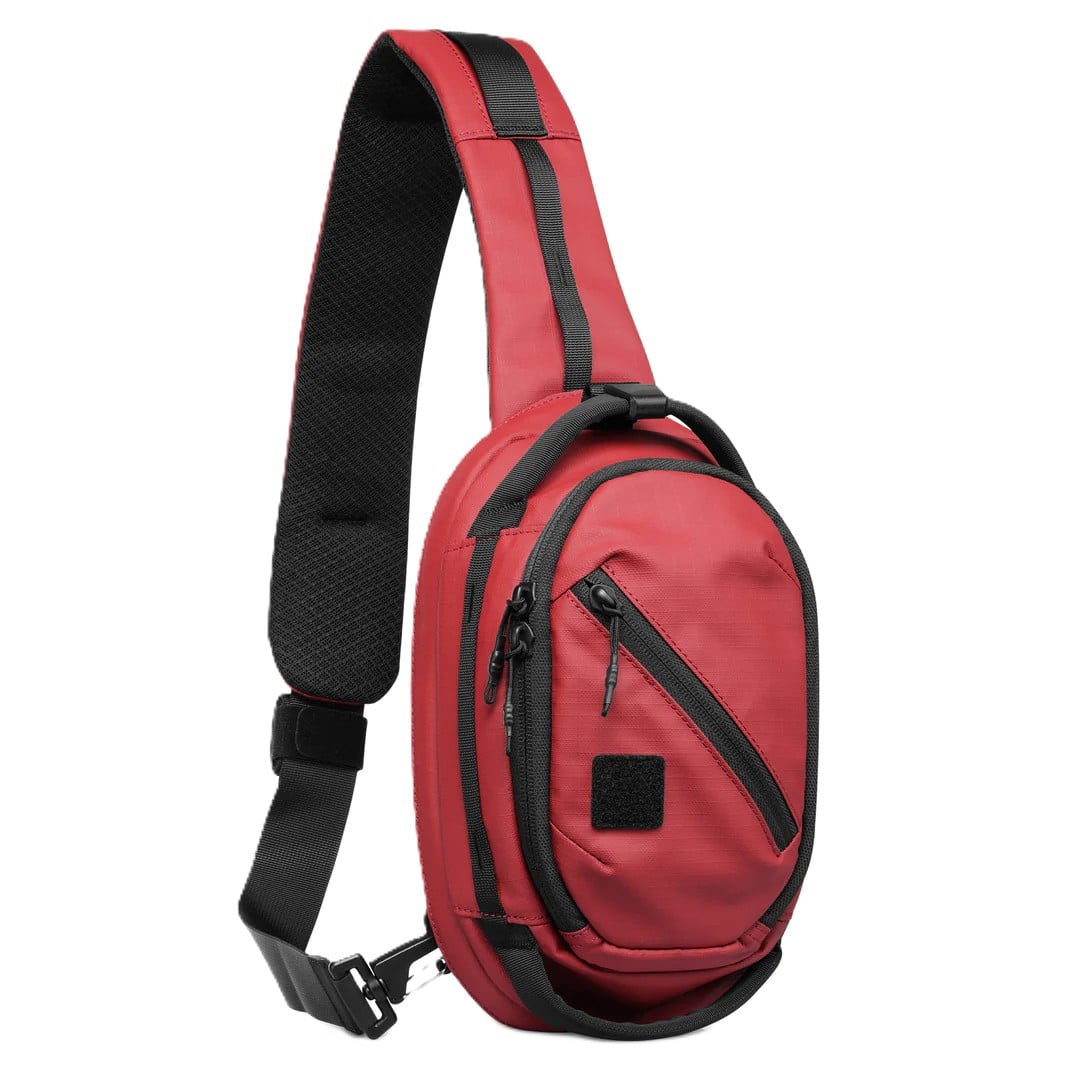 Savior Equipment Obscura EDC CCW Small Sling Bag w/ R.I.P 3L, Crimson