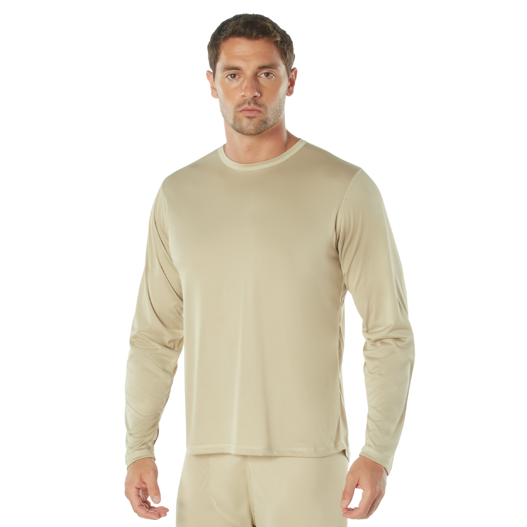 Rothco Gen III Silk Weight Underwear Top - Desert Sand, Small