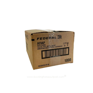 Federal American Eagle Handgun Ammunition 9mm Luger 124gr FMJ 1150 fps 1000/ct