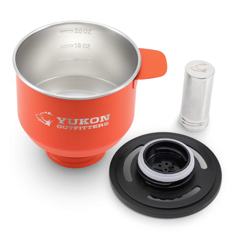Yukon Outfitters Pour Over Coffee, Tiger Orange