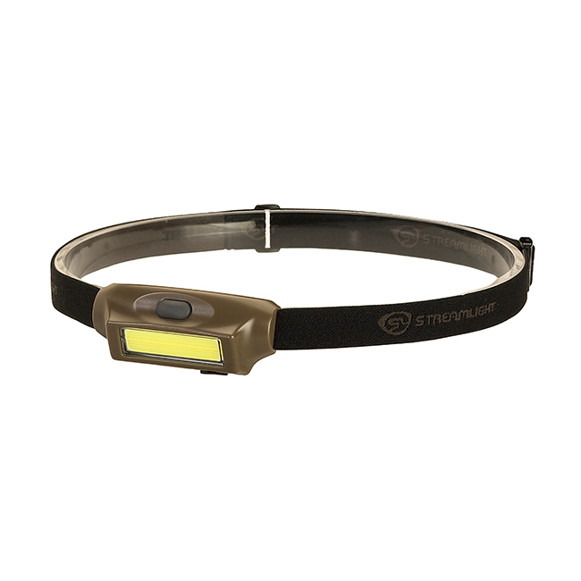 Streamlight Bandit White/Red LED Headlamp w/ Rechargeable Battery, Coyote Tan - 61706