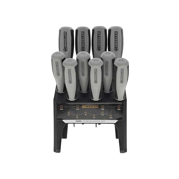 Wheeler 10-Piece Torx Benchtop Screwdriver Set