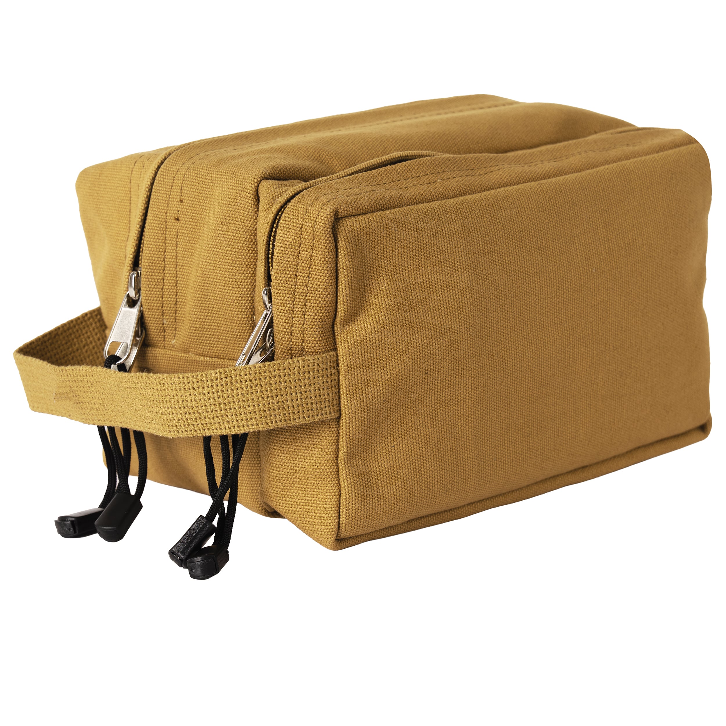 Rothco Canvas Dual Compartment Travel Kit - Coyote Brown
