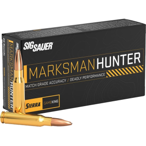 Sig Sauer Marksman Hunter 300 Winchester Magnum Ammo 165 Grain Sierra GameKing Jacketed Hollow Point Box of 20