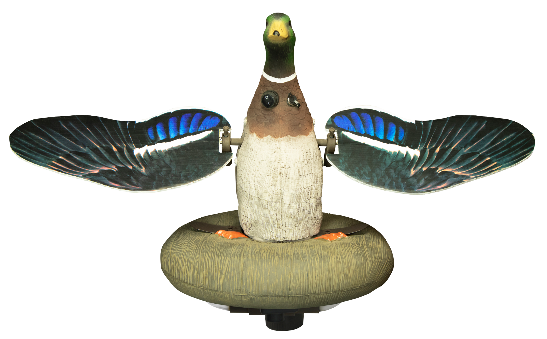 Higdon XS Splashing-Flasher Motion Decoy 12V w/ Timer, Mallard Drake - 53077