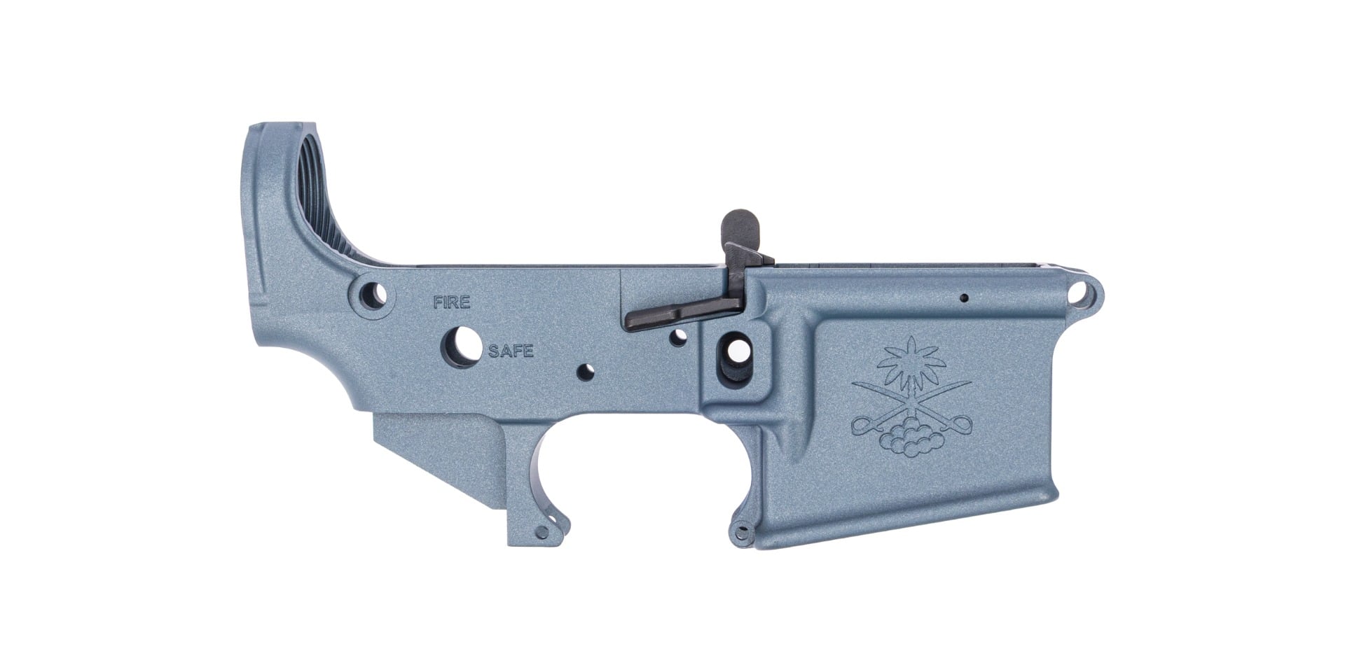Sabre-15 Ambi Lower Receiver, Blue Titanium