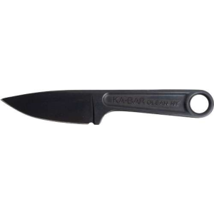 KA-BAR FORGED WRENCH KNIFE 3 PLAIN EDGE BLACKOUT W/SHTH