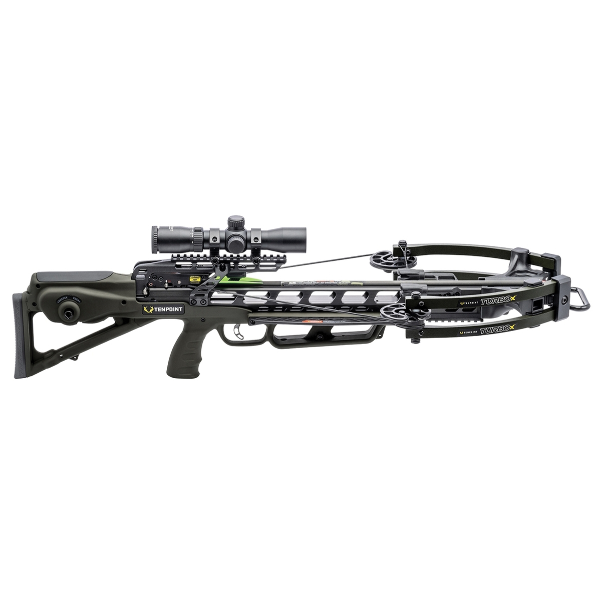 TenPoint Turbo X 230LBS 415FPS 33.25" Crossbow, Moss Green