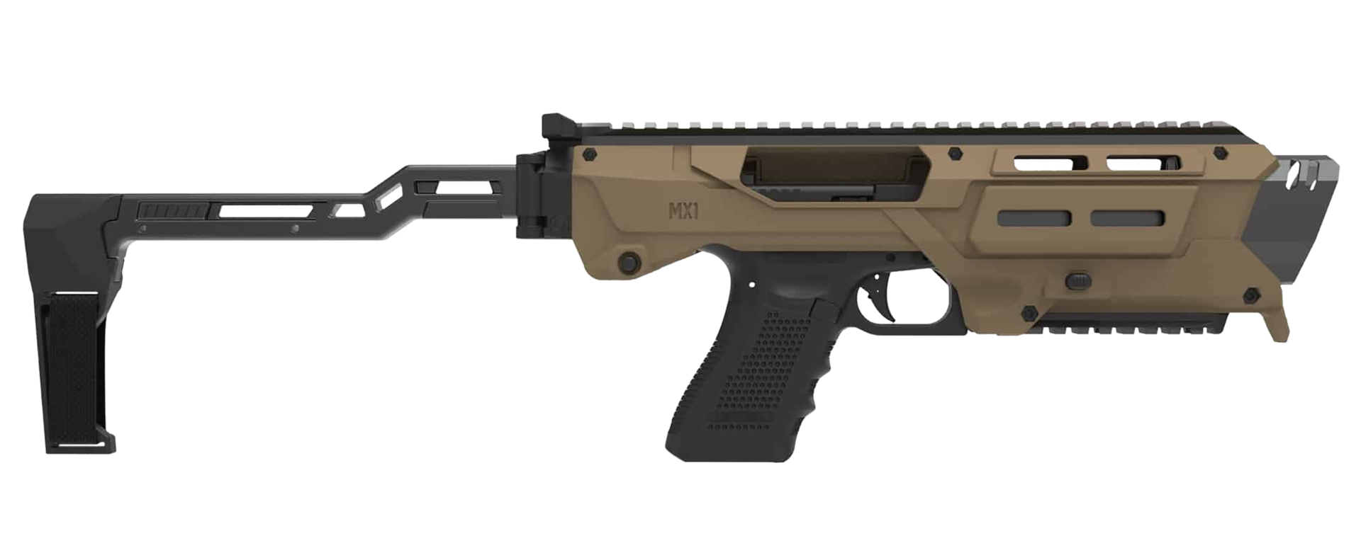 Meta Tactical MX-1 Conversion Kit for All Glock Pistols, Tan