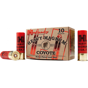 Hornady 86222 Heavyweight Coyote 12GA BB Nickel 3\" 1-1/2oz - 10sh Box