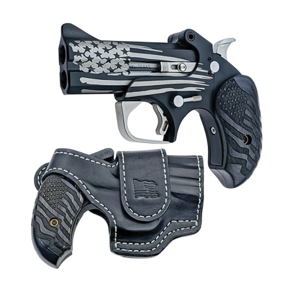 Bond Arms Old Glory .410 Gauge/.45 Long Colt 3.50" 2rds, Black American Flag