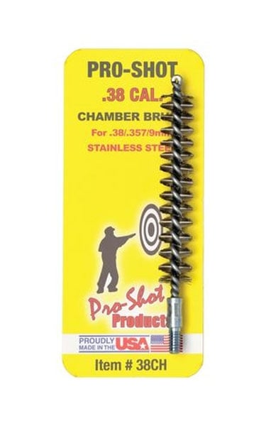 Pro-Shot .38/.357 Cal. Stainless Steel Chamber Brush