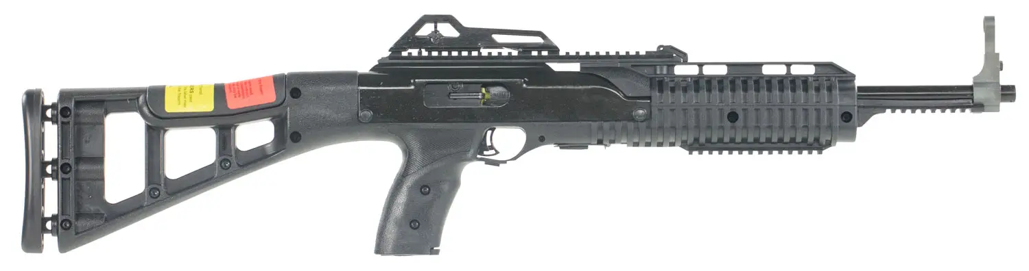 Hi-Point 4595TS 4595TS Carbine 45 ACP 9+1 17.50" Threaded Barrel, Black Metal Finish, Black All Weather Skeletonized Stock Black Polymer Grip