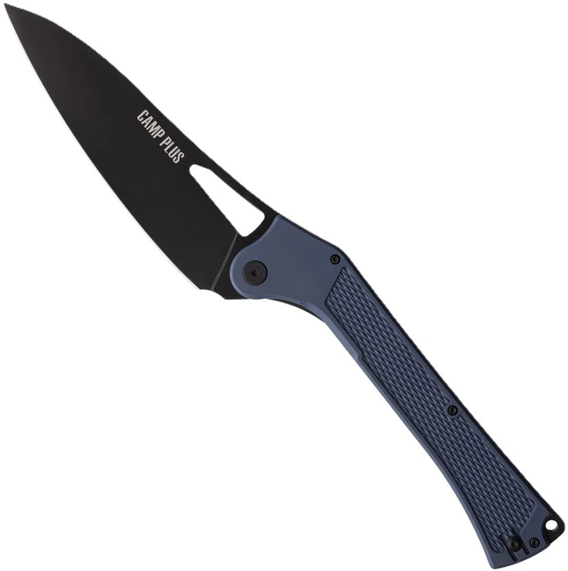 Ontario Knife Company Camp Plus Linerlock Folding Knife, Gray