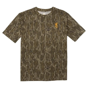 Browning-Clothing Browning Wasatch Short Sleeve T-Shirt Mossy Oak Bottomland 2XL