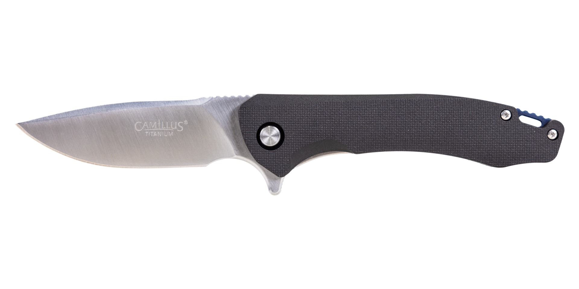 Camillus Scivik Folding Drop Point Knife, Black - CAM-19362