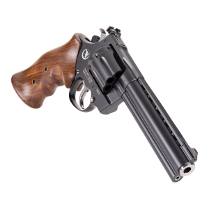 Korth Mongoose 357 Magnum Revolver 6" Black DLC Barrel 8 Round Walnut Grip
