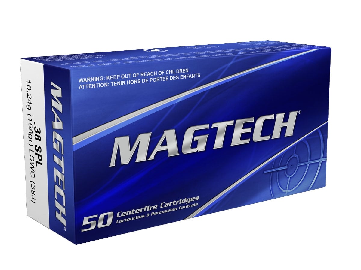 Magtech 38 Special 158gr LSWC Ammunition 50rds - 38J