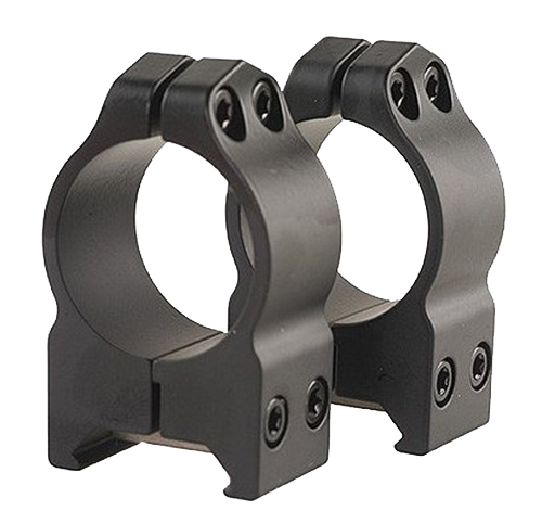 Warne Scope Mounts Maxima 1" Extra High Steel Fixed Scope Ring, Matte Black - 203M