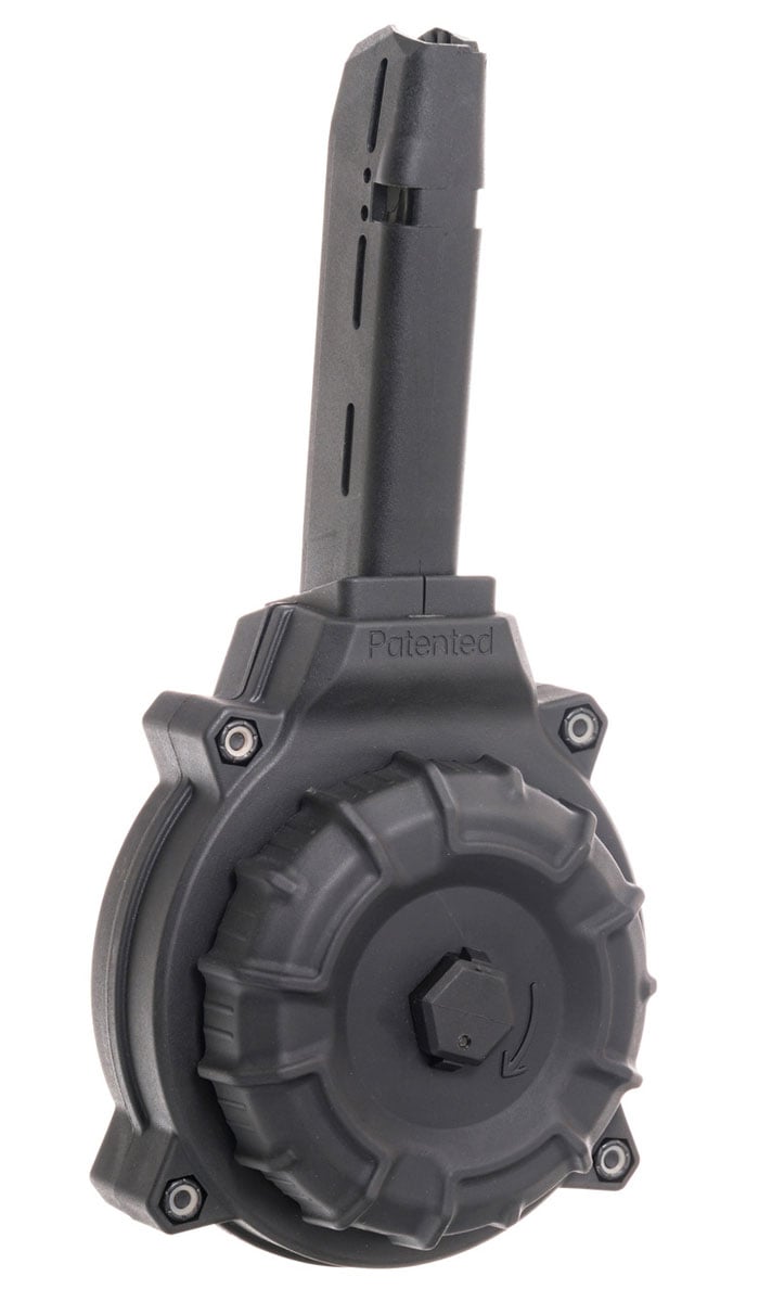 Promag Sig P228 9mm 50 Round Drum Magazine, Black Polymer - DRM-A73