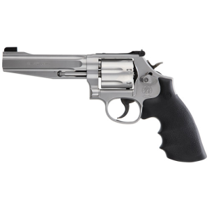 SMITH & WESSON 686 Plus Pro 357 Mag 5" 7rd Revolver - Stainless w/ Moon Clips