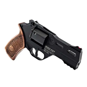 Chiappa Firearms 340219 Rhino 40DS 357 Mag 6rd 4 Black Anodized Aluminum Frame Blued Cylinder Walnut Grip
