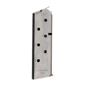 CMC Products 14120 1911 Match Grade Compact 45 ACP 1911 Officer 7rd Stainless Detachable