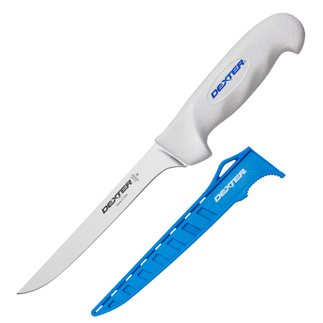 Dexter SofGrip Medium Flex 6" Fillet Knife, White - SG136FFEG