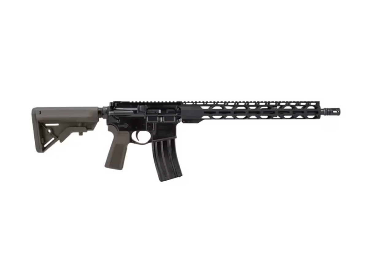 Radical Firearms 5.56 NATO M-Lok 16" 30rd Rifle, Black / OD Green - RF01672