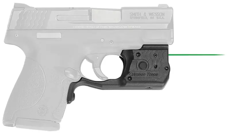 Crimson Trace 0158401 Laserguard Pro Fits S M Shield M Shield M2.0 9mm/40 S, Green Laser/White Light Black Polymer