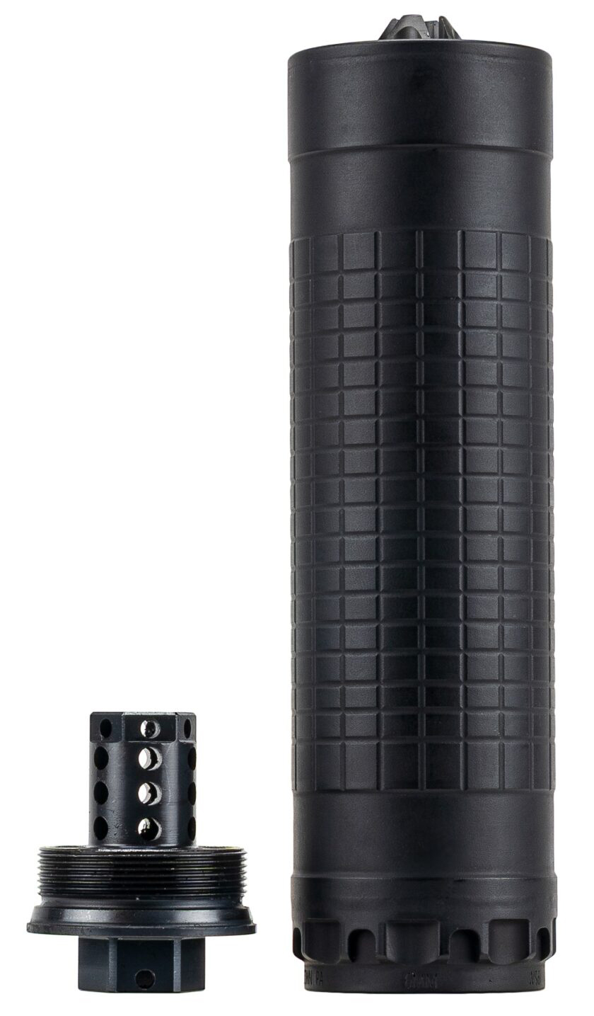 IWI 6mm Suppressor 1/2-28 HUB-T Black