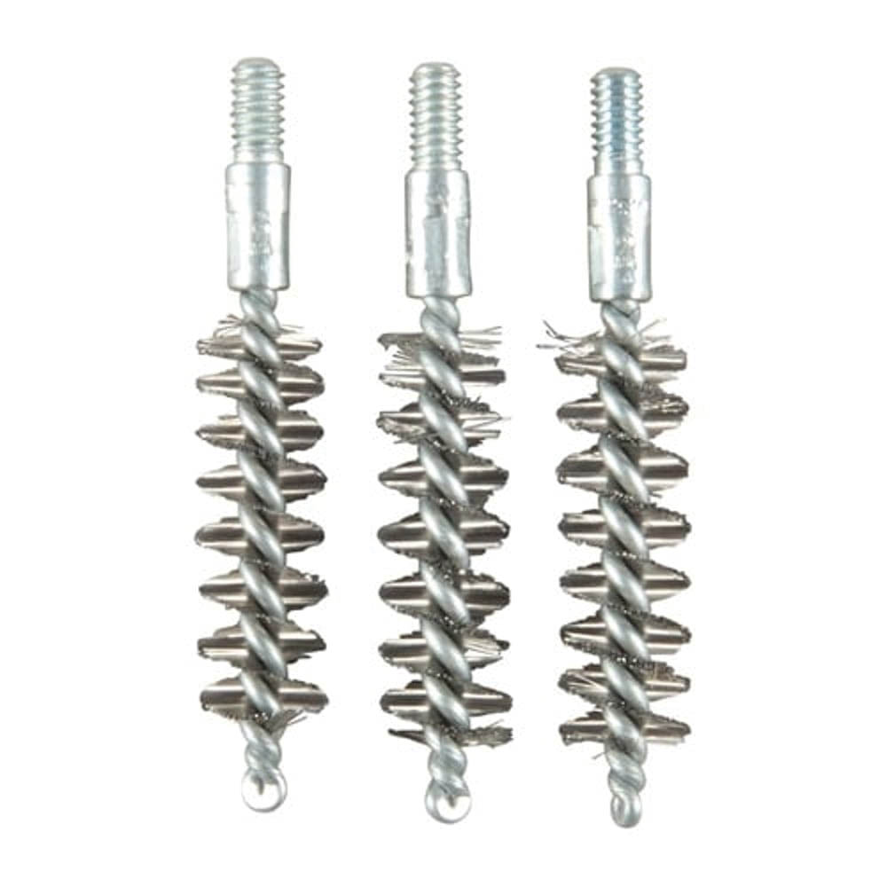 Brownells .38 Caliber/.357 Cal/9mm #8-32 Male Standard Line Bore Brush, Pack of 3