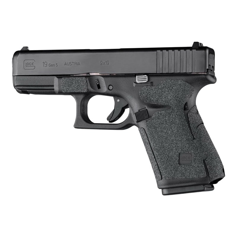 Hogue Wrapter Adhesive Grip for Glock 19/19MOS, Black - 17279