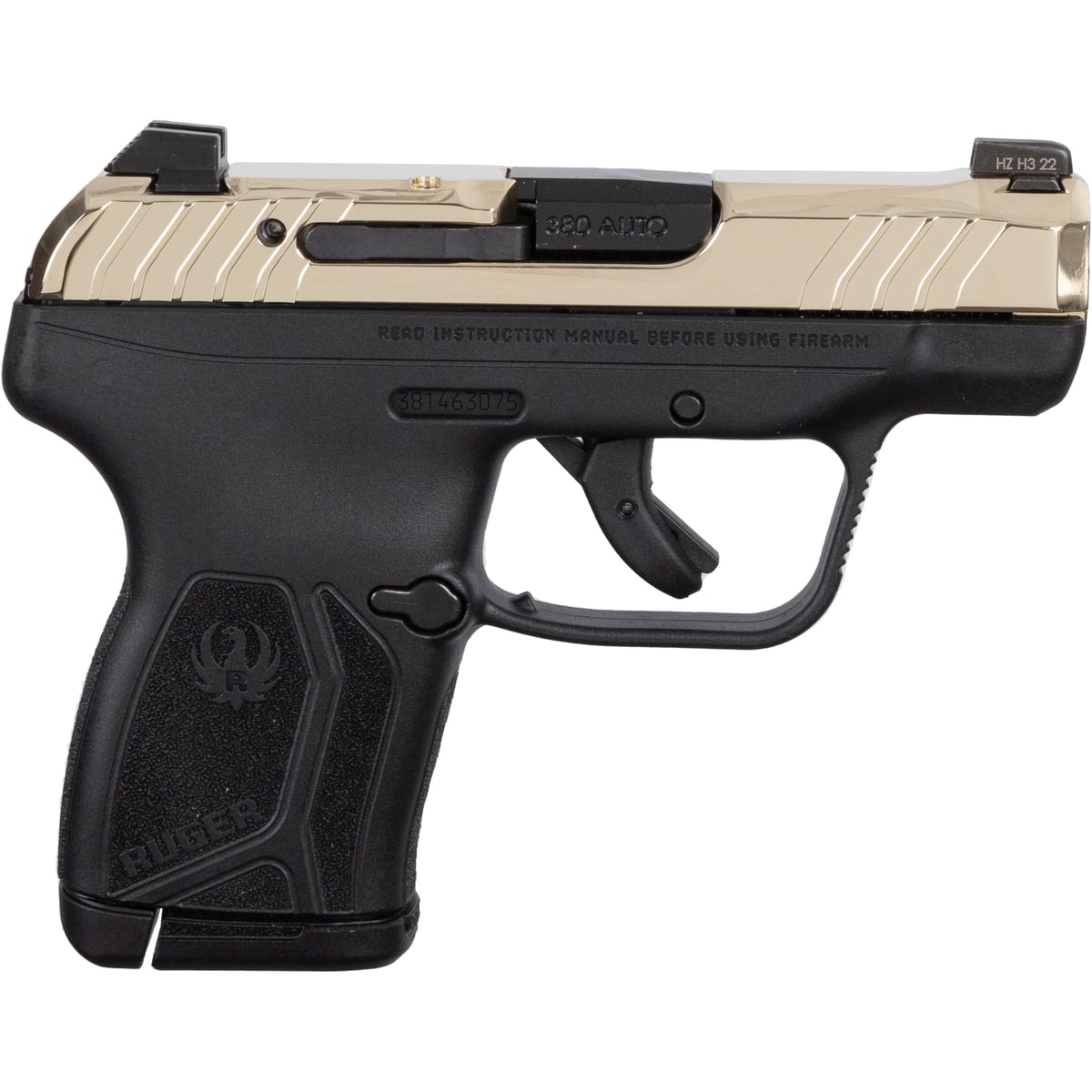 RUGER LCP MAX 380ACP BL/CHAMPGN 10+1 - No Credit Card Fees - Low, flat rate shipping
