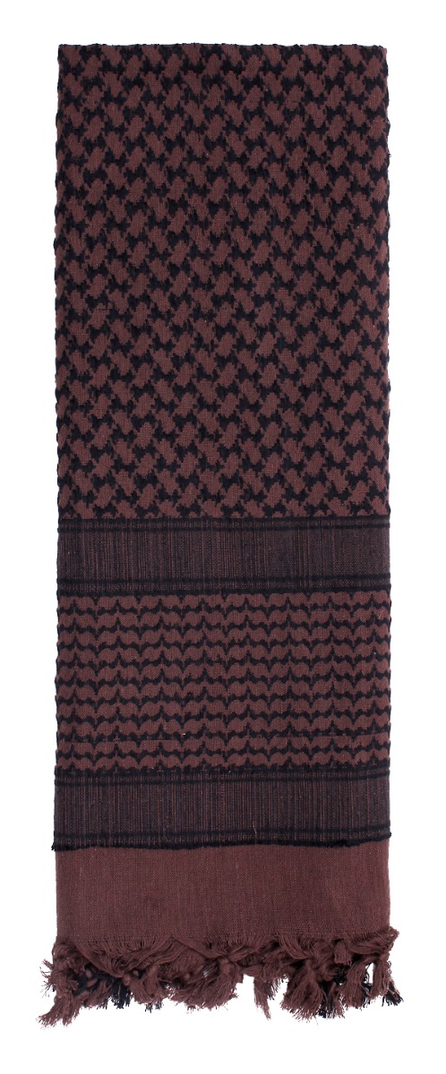 Rothco Shemagh Tactical Desert Keffiyeh Scarf - Brown