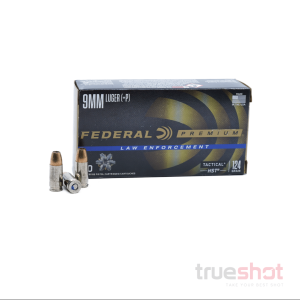 Federal - Law Enforcement - 9mm +P - 124 Grain - HST JHP - 50