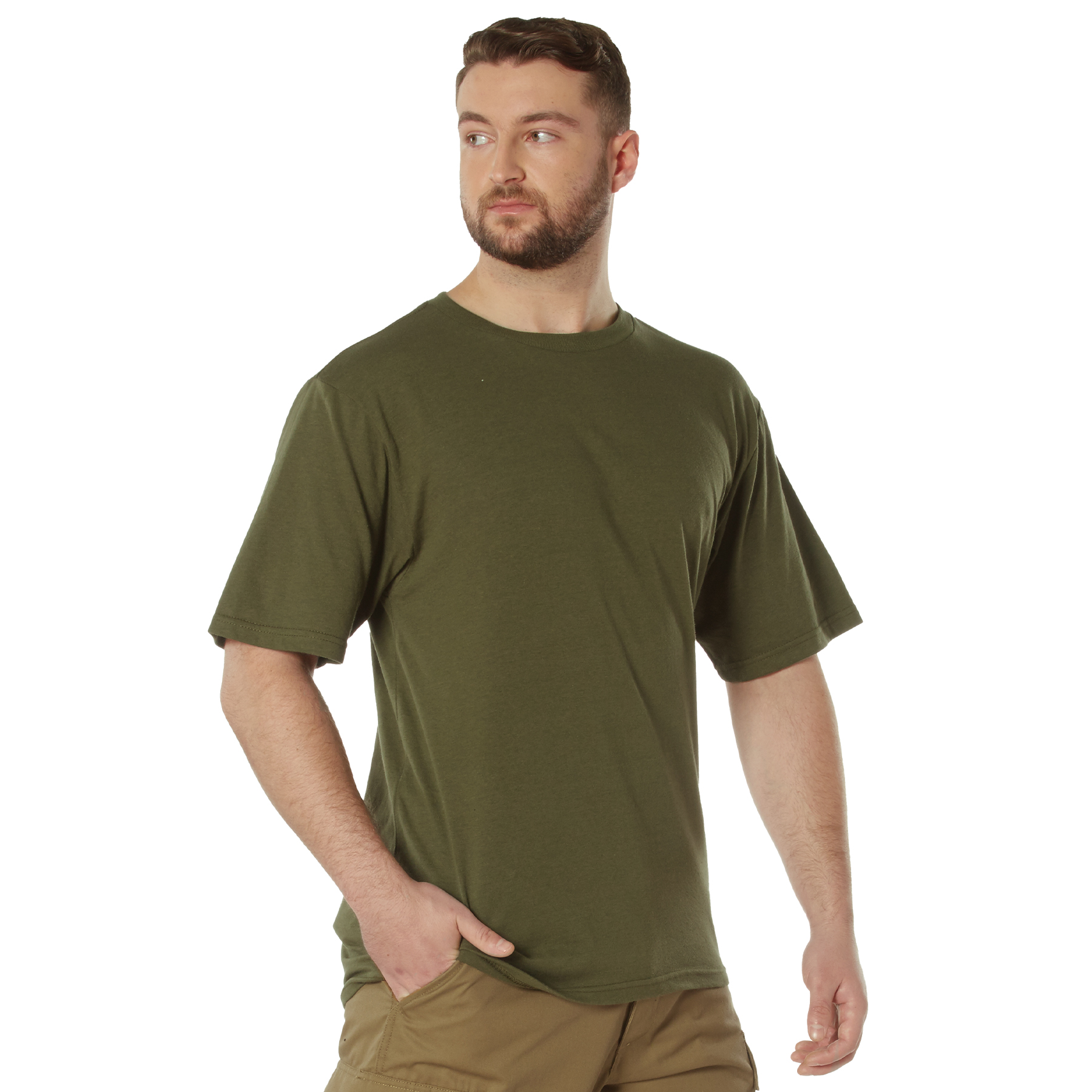 Rothco Full Comfort Fit T-Shirt - Olive Drab, Large