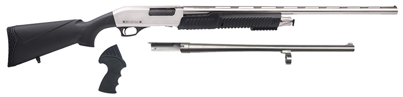 RIA Meriva Combo Chrome 12 Gauge Pump Shotgun