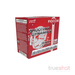 Fiocchi - Shooting Dynamics - 12 Gauge - #8 Shot - 2.75" - 1-1/8 oz. - 1250 FPS - 250