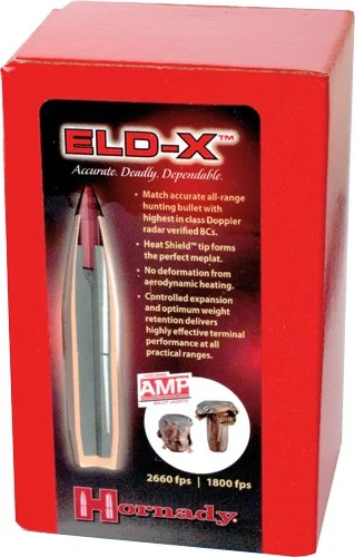 HORNADY BULLETS 30 CAL .308 - 220GR. ELD-X 100CT 15BX/CS