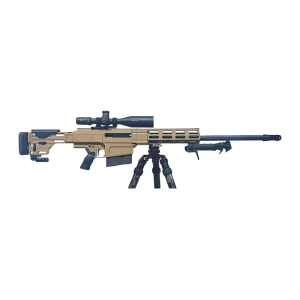 HM Defense HM50MAX50BMGFDE HM50 Max 50 BMG 10+1 29.25 Black Match Grade Threaded Barrel, FDE Cerakote Aluminum Receiver w/Picatinny Rail, M-LOK Handguard, Picatinny Rail/Arca Rail Forend, Adj Cheekpi
